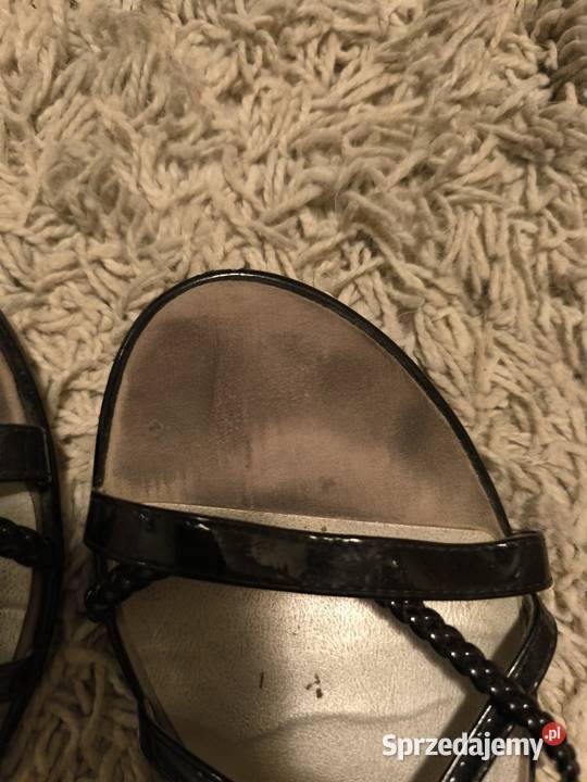 Buty sandałki czarne Tamaris starszej siostrze Kraków