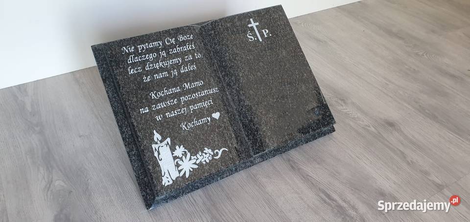 Książka granitowa impala z podstawą 2095 Świdnica