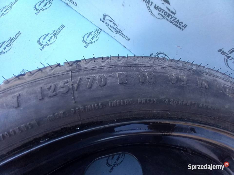 AUDI A3 8P GOLF V VI koło dojazdowe 1257018 99M świętokrzyskie Kielce