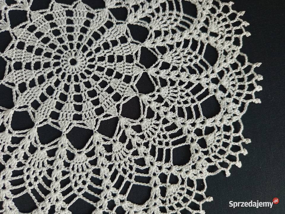 Serwetka szydełkowa do koszyczka wielkanocnego lubelskie