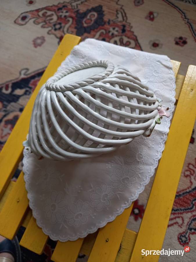koszyczek porcelanowy ozdobny
