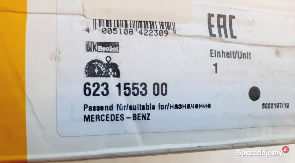 Sprzęgło Mercedes T1 kaczka 207D 208D 209D 210D Sprzęgła i elementy Szczerbice