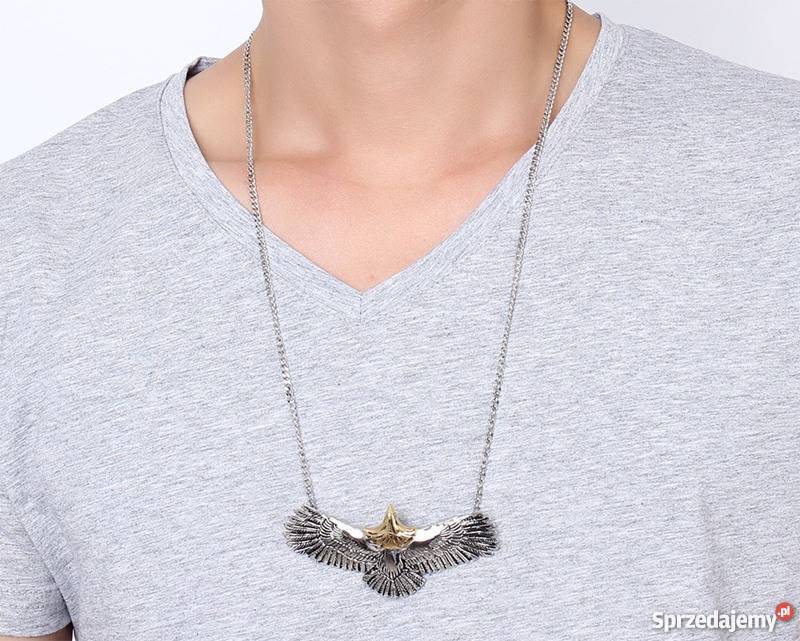 Wisiorek naszyjnik pióro seria Toro stal 316L 60 świętokrzyskie Starachowice