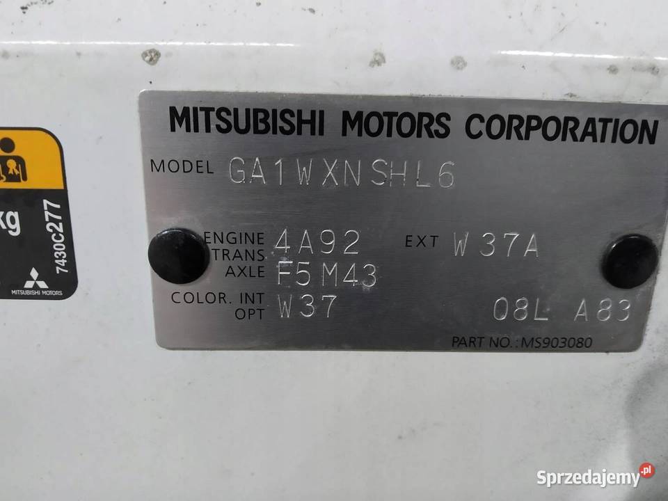 MASKA PRZÓD W37 17R Mitsubishi ASX I 2010
