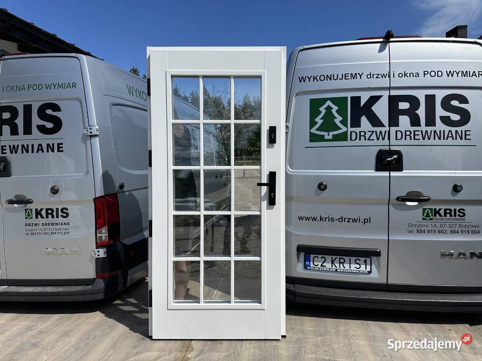 Drzwi drewniane RĘKI Amerykańskie ZEWNĘTRZNE W pomorskie Gdańsk