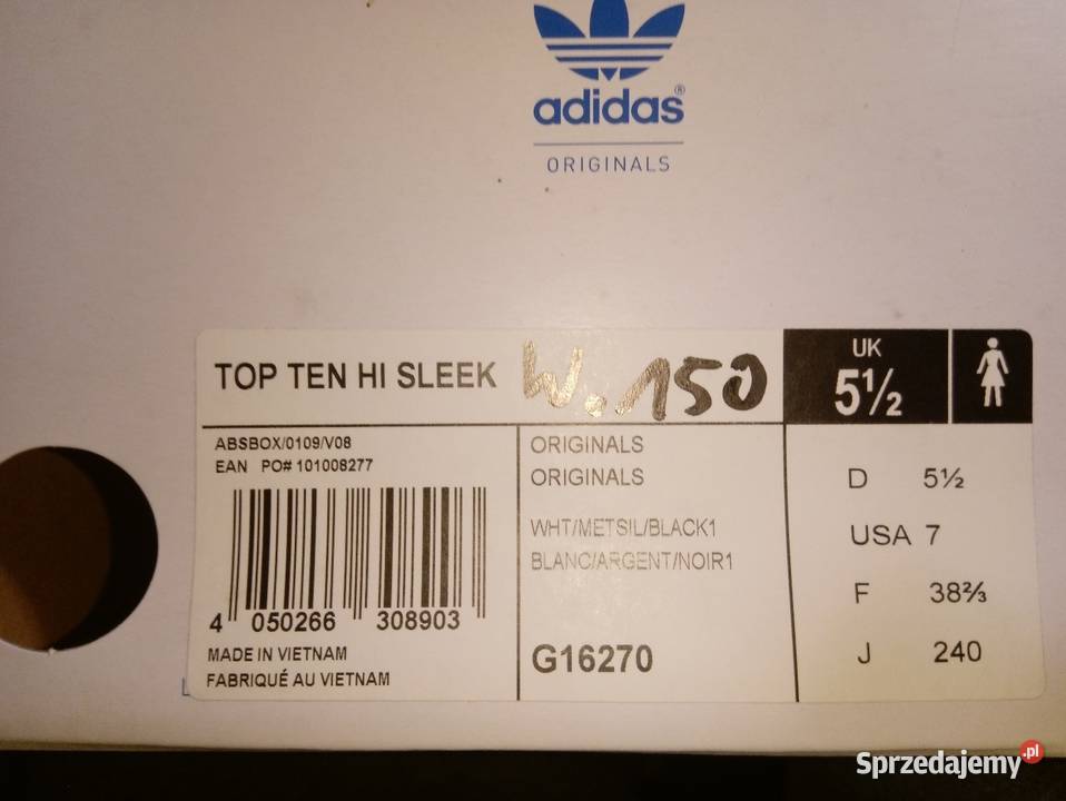 Buty sportowe damskie Adidas skóra rozmiar 38 5 mazowieckie Mińsk Mazowiecki