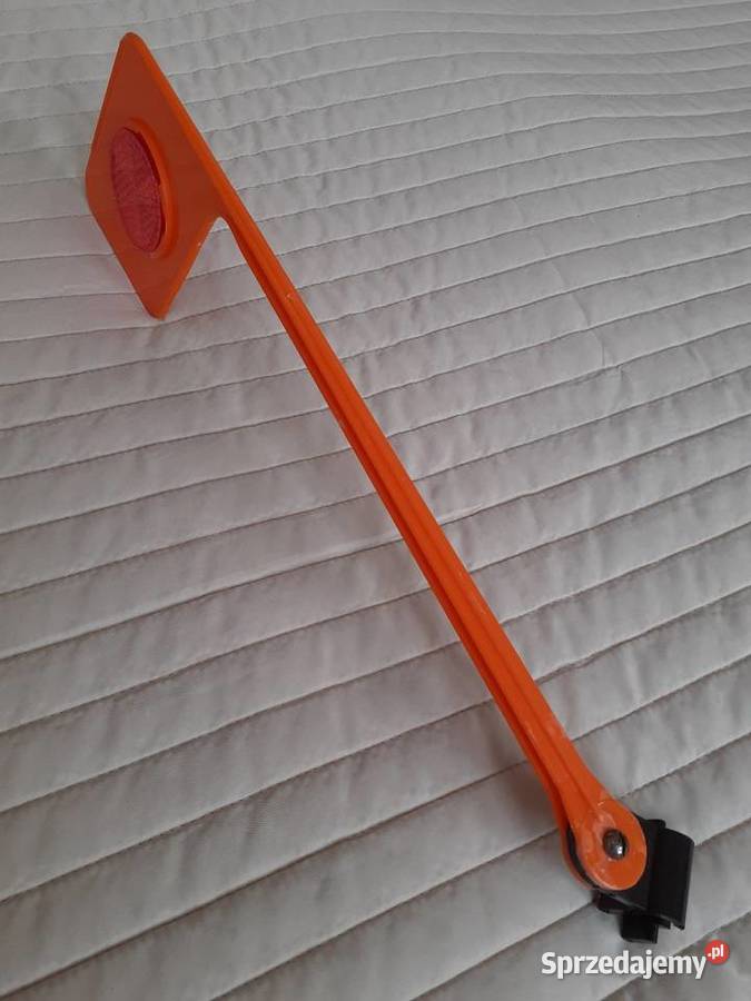 Odblask rowerowy chorągiewka z czasów PRLu SI Gniezno