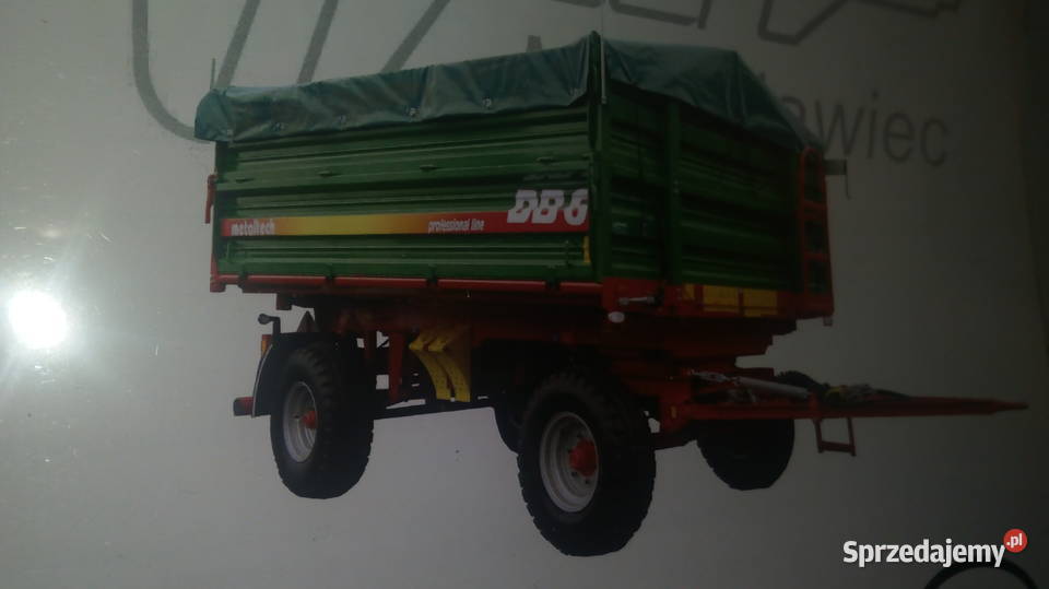 Przyczepa rolnicza firmy MetalTech ładowność 6 t Piekary