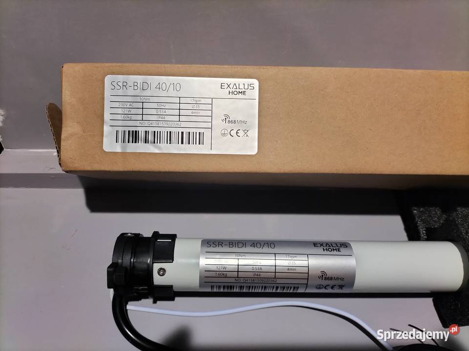 Silnik do rolet zewnętrznych SSRbidi 4010 Zgorzelec