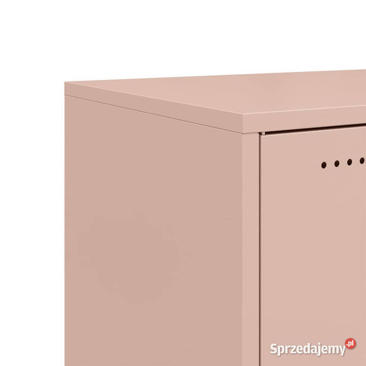 Szafka RTV różowa 68x39x435 stal WM846669 sprzedam