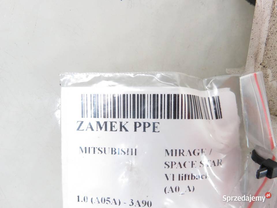 ZAMEK PRAWY PRZEDNI MITSUBISHI MIRAGE SPACE STAR małopolskie sprzedam