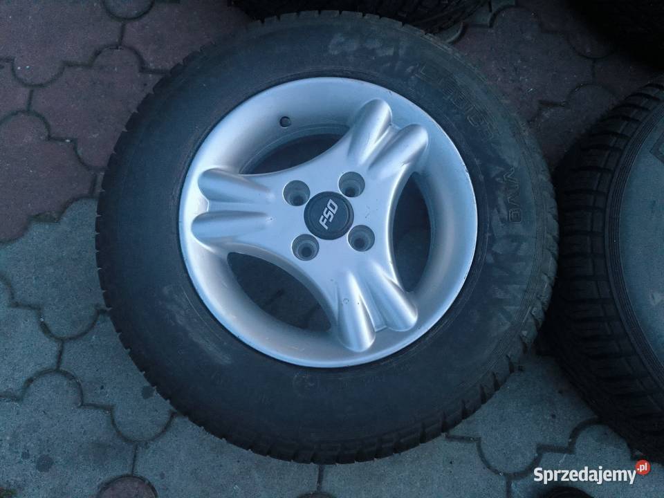Polonez FSO 125 koła 13 felgi 5J trójramienne aluminiowe Stalowa Wola
