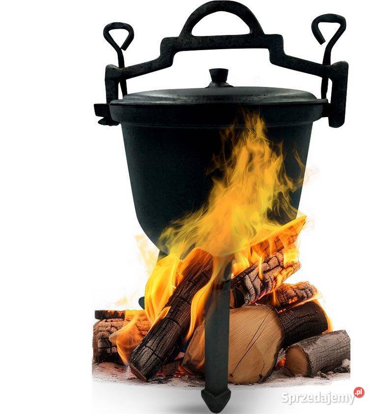 219 Kociołek żeliwny 10 litrów Zabrze