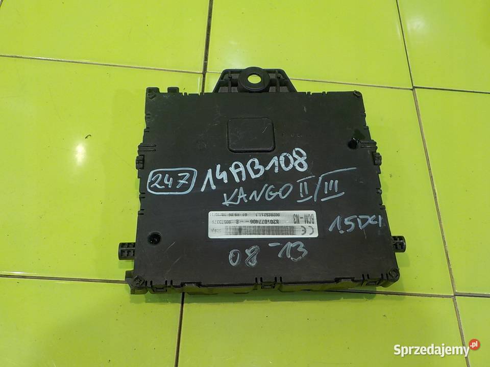 RENAULT KANGOO II III 15 DCI 11r VAN sterownik osobowe Układ elektryczny, zapłon mazowieckie Suków