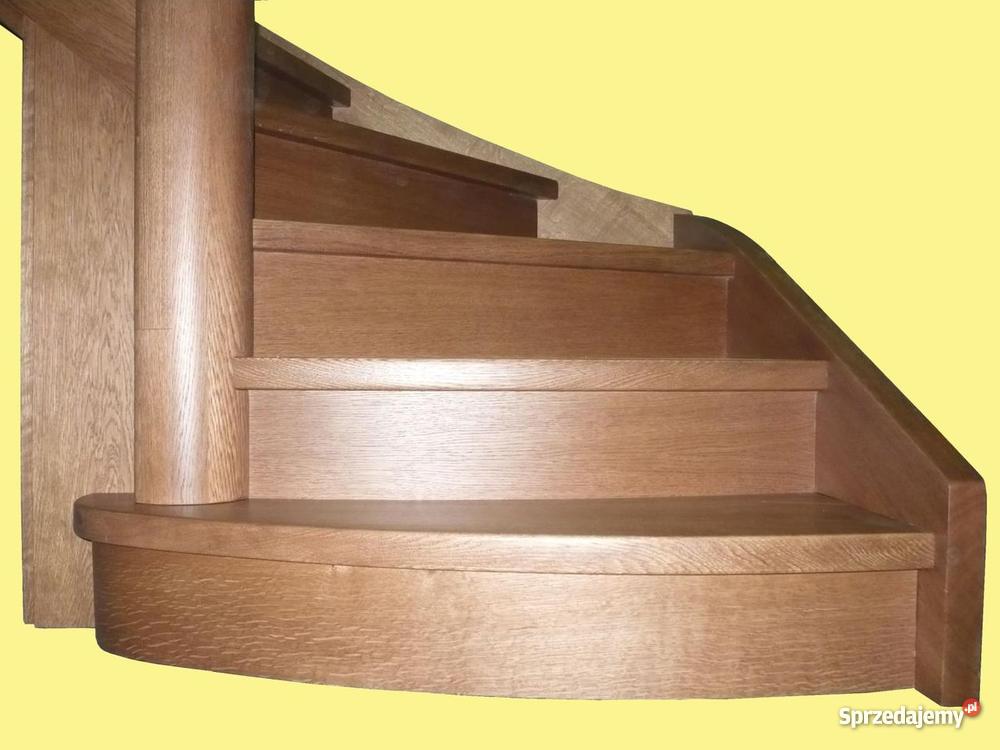 schody drewniane dębowe wielkopolskie Jarocin