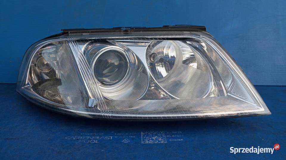 LAMPA PRAWY PRZÓD REFLEKTOR EU VOLKSWAGEN PASSAT Lampy przednie Nowy Tomyśl