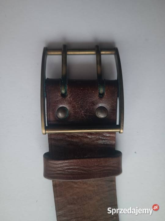 Pasek skórzany z PRL Warszawa