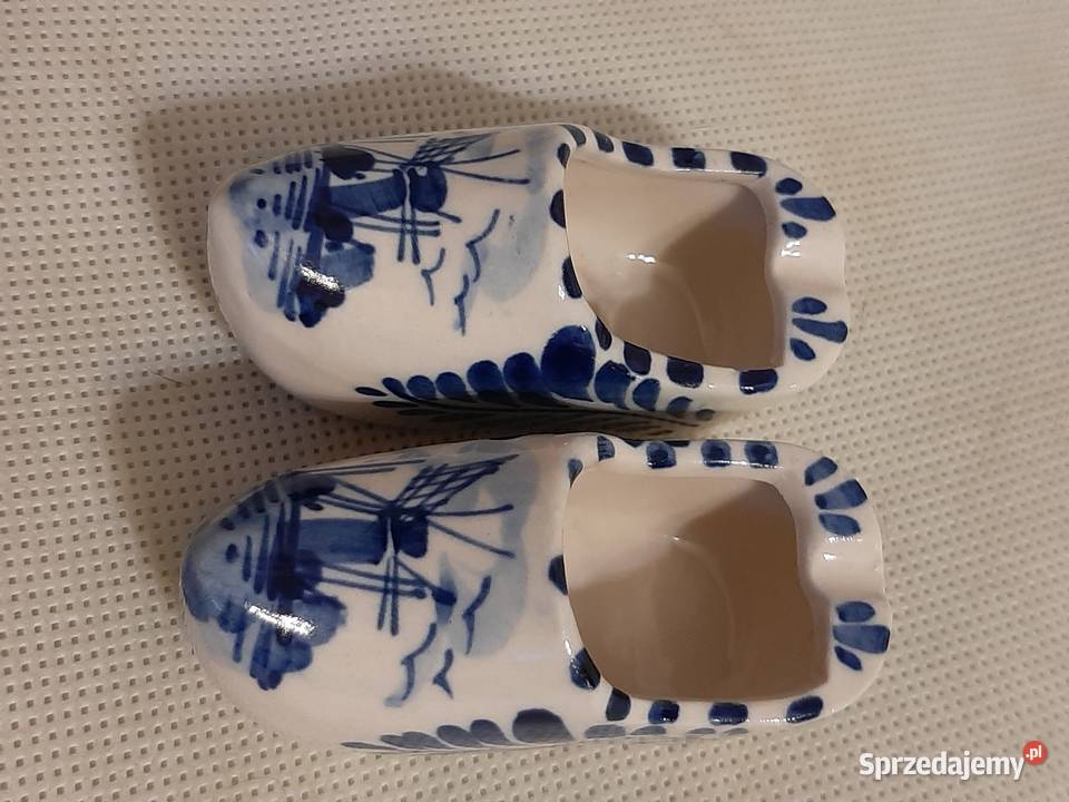 Piękne porcelanowe holenderskie buciki ręcznie kujawsko-pomorskie