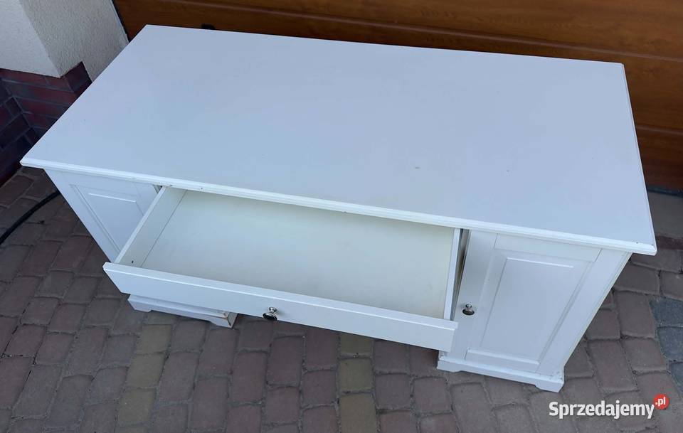Biurko drewniane ikea Idanas Hemnes biale z Olsztyn