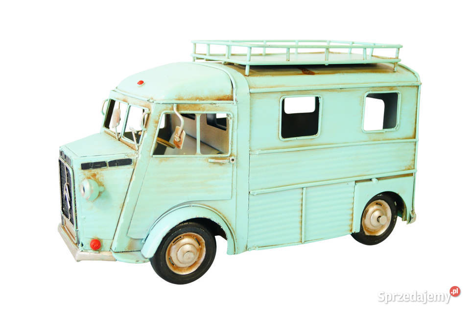 Metalowy pojazd start samochód Citroen BUS retro Gizałki