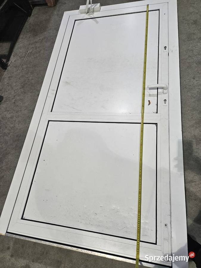 Drzwi aluminiowe z ościeżnicą podwójny zamek Drzwi Rzeszów