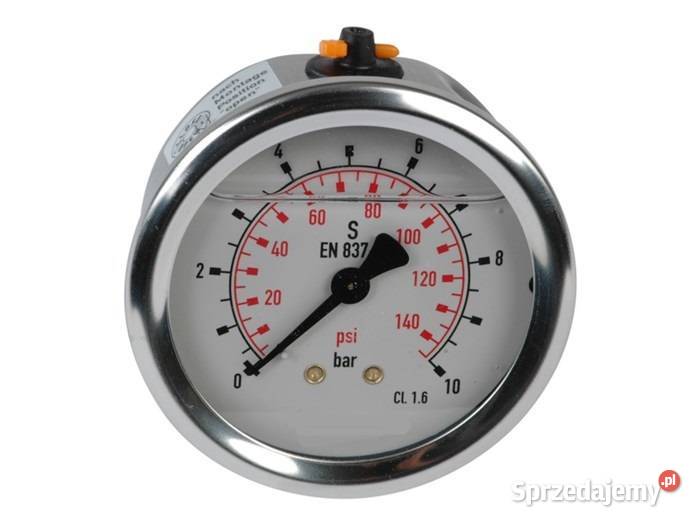 Manometr manometry pomiar przewody złącza Złotów