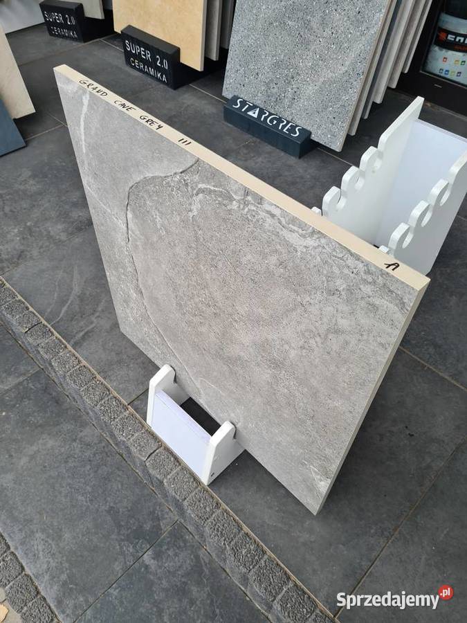 Płytka Grand Cave Grey STR 60x60x2 GAT III łódzkie Opoczno