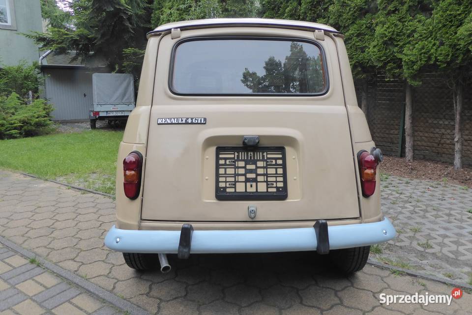 Renault 4 GTL na żółtych 11 34 1987 r dożywotni Pruszków sprzedam