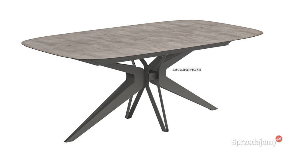 Nowoczesny stół włoski Nera200 nierozkładany Stoły Przemyśl