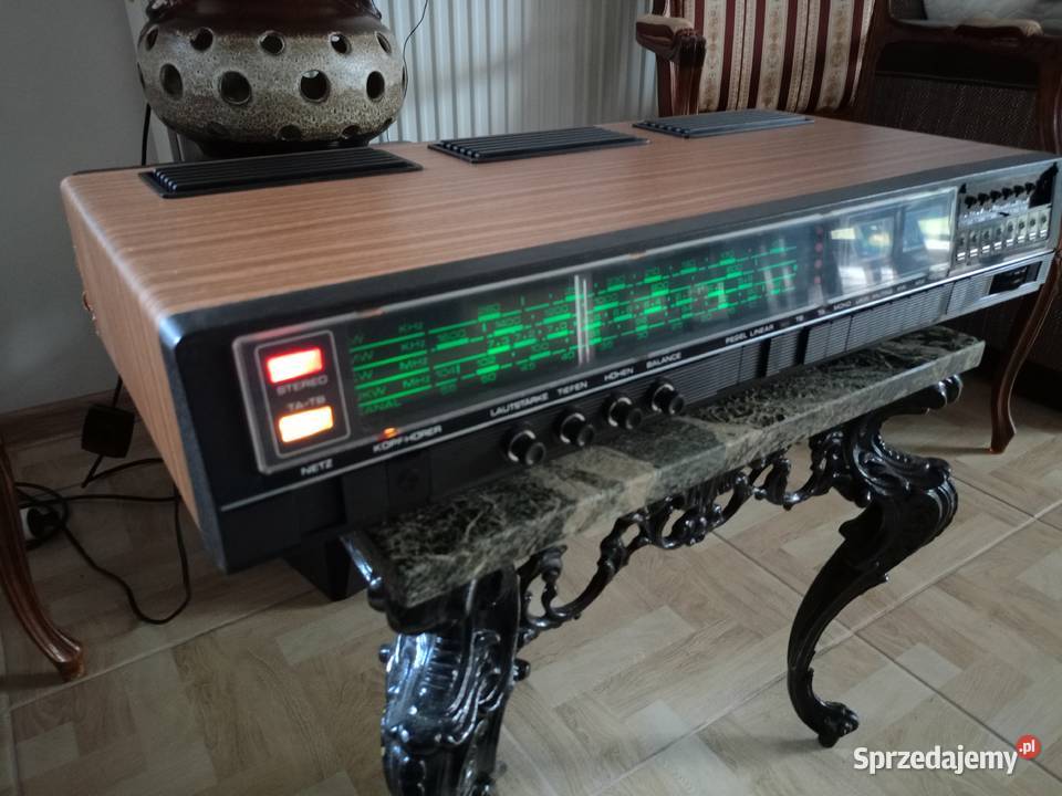 Zabytkowe Radio RFT Carats Hi Fi Vintage DDR Drawski Młyn