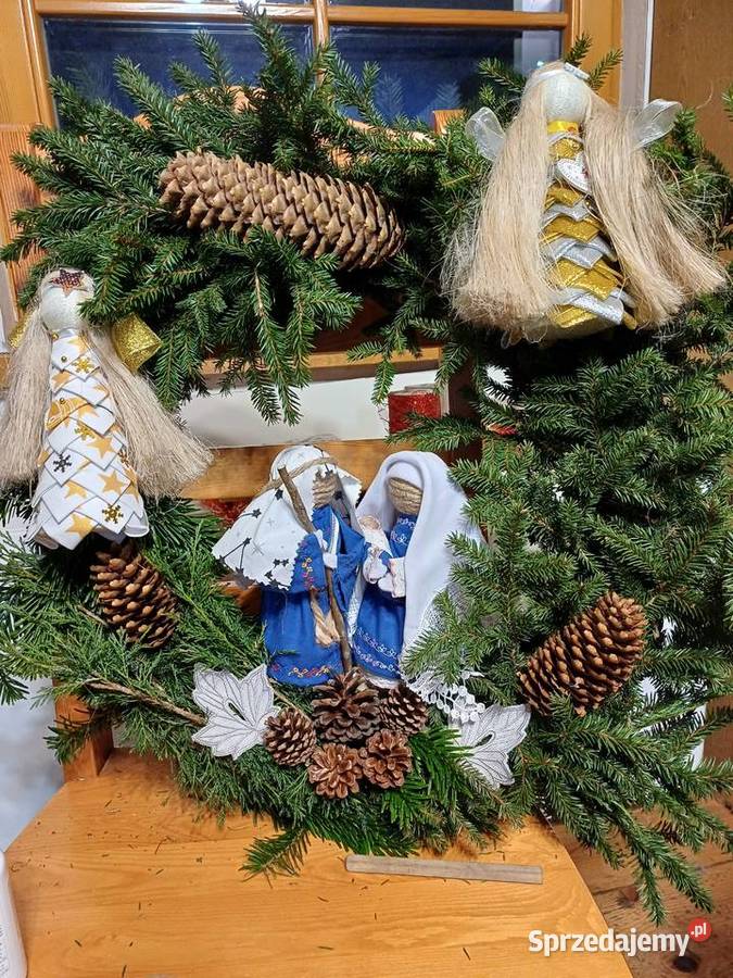 Wianek 50 święta Rodzina Boże Narodzenie Rękodzieło Kraków
