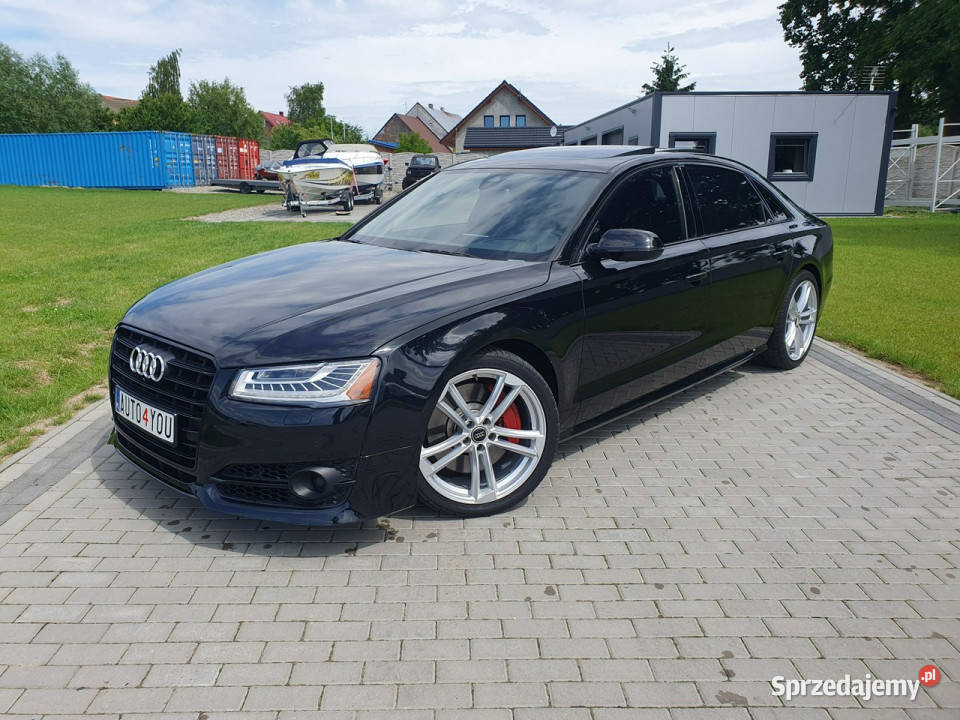 Audi A8 30tfsi 340 2017r Shadow LIne LONG Full czujnik deszczu Strobice sprzedam