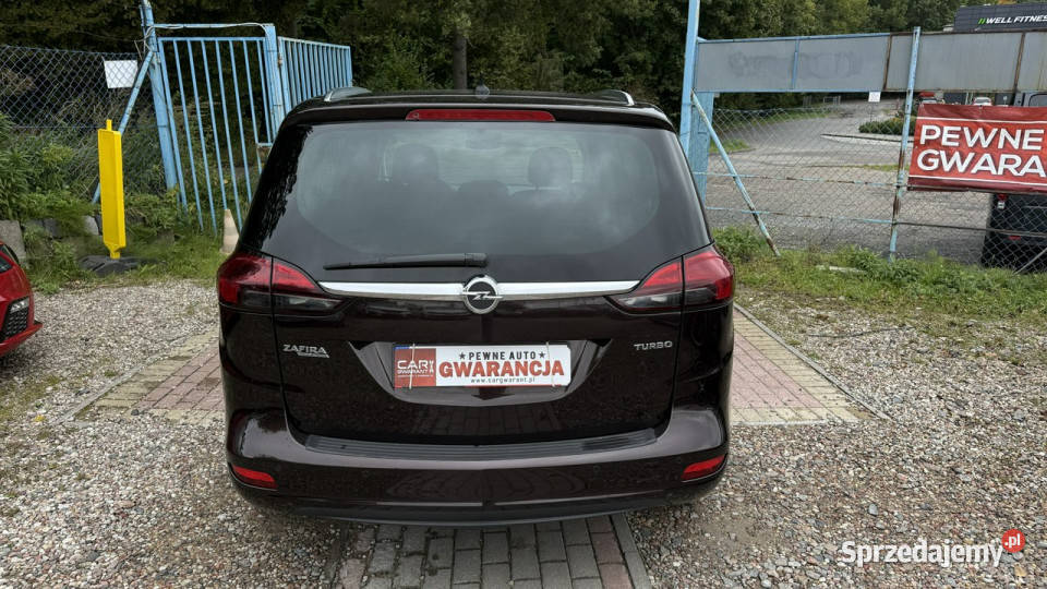 Opel Zafira 14 turbo gaz pół skóry ledy xenon Gdańsk