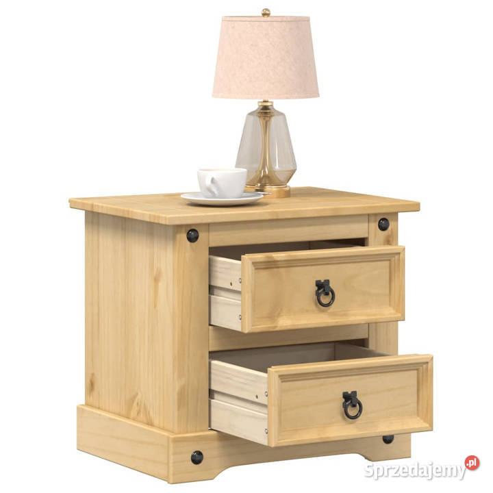 Szafka nocna Corona 53x39x50 lite drewno sosnowe Warszawa