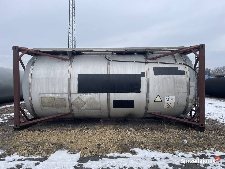 Zbiornik ze stali nierdzewnej Tank Kontener 25 Oświęcim