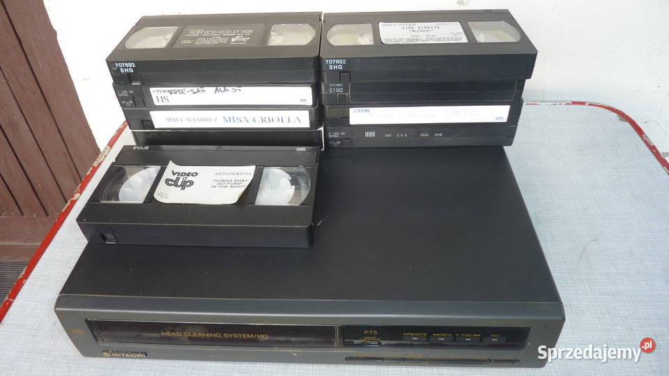Magnetowid HITACHI P759 kaset VHS VideoBrak Magnetowidy sprzedam