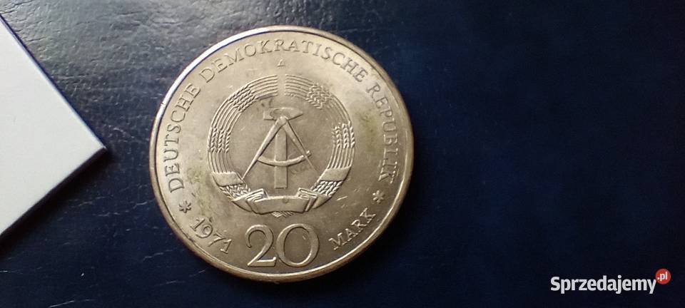Stare monety 20 marek 1971 Thalmann Niemcy