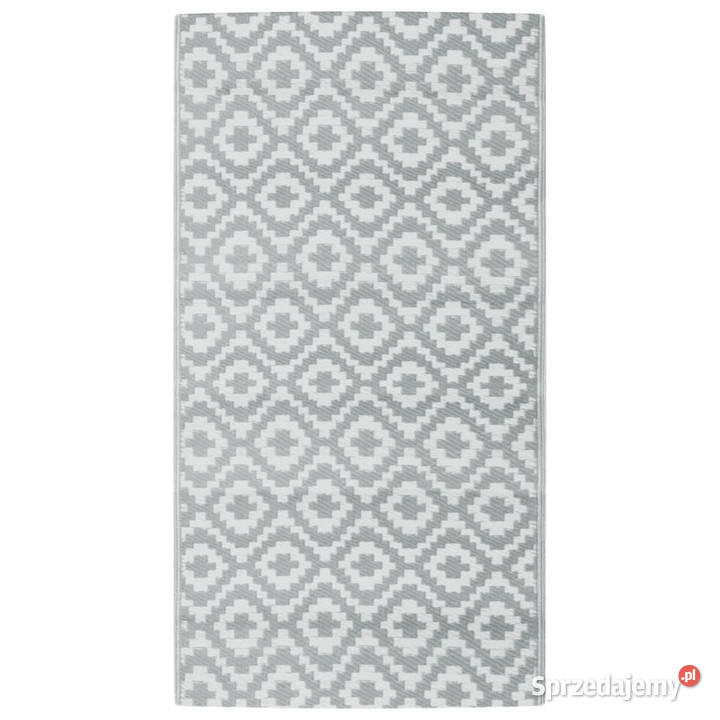 vidaXL Dywan na zewnątrz ARAKIL szary 80x150 Dom i Ogród