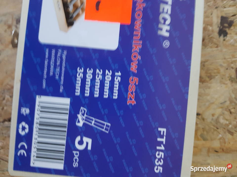 FREZY DO DREWNA 5 sz SĘKOWNIKI 15 20 25 30 35mm Narzędzia