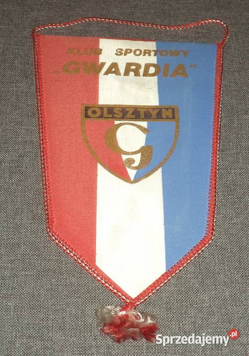 Moto Jelcz Oława KS Gwardia Olsztyn proporczyk Pozostałe Piekary Śląskie sprzedam
