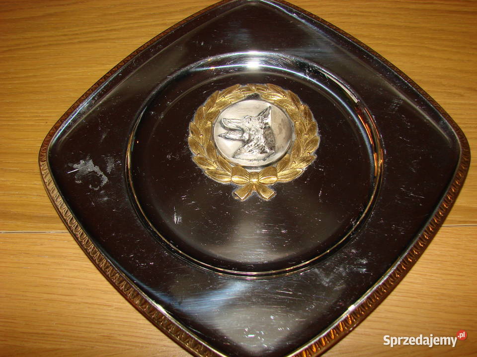 Wolff Rostfrei psi talerz nagrodowy Antyki, Sztuka, Kolekcje