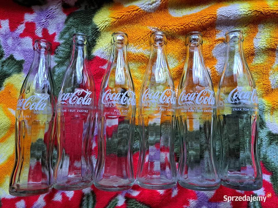 Butelki coca cola poj 025l prl vintage świętokrzyskie Starachowice