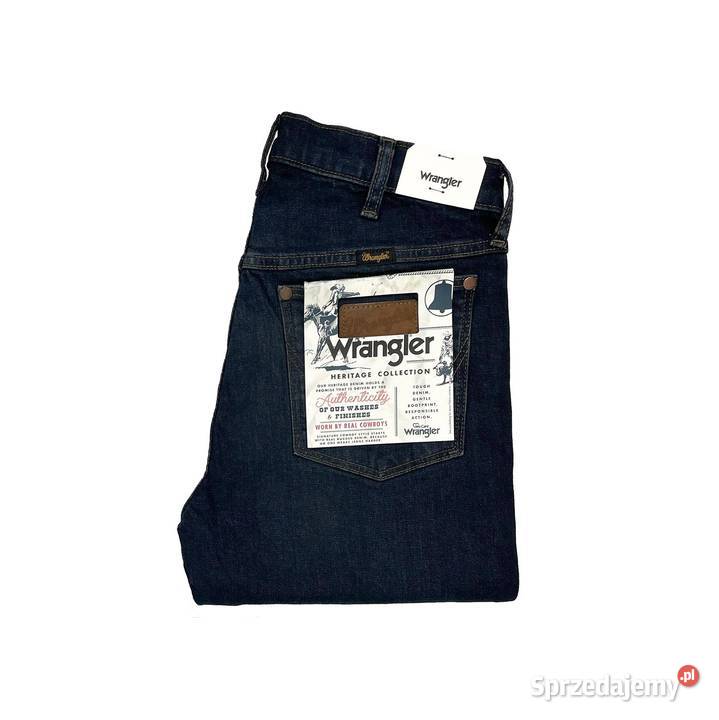 Spodnie męskie Wrangler Larston 812 Western niebieski Poznań
