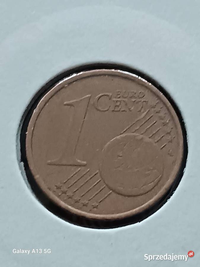 1 Eurocent Francja 2001 r Antyki, Sztuka, Kolekcje