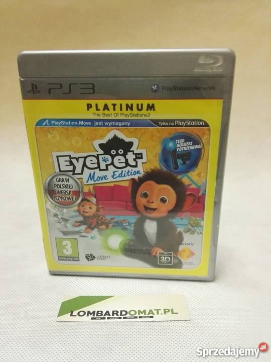 LOMBARDOMAT Gra 3 EyePet Move Edition G 12172017 Giżycko sprzedam