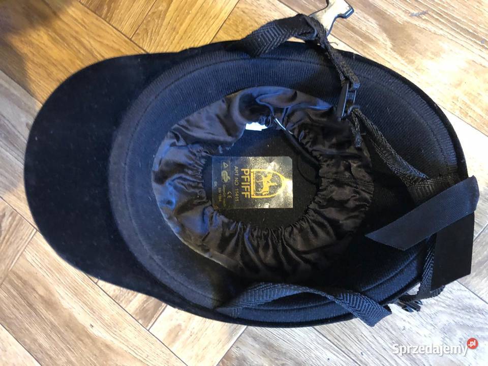 Kask jeździecki damski czarny rozmiar 577 PFIFF