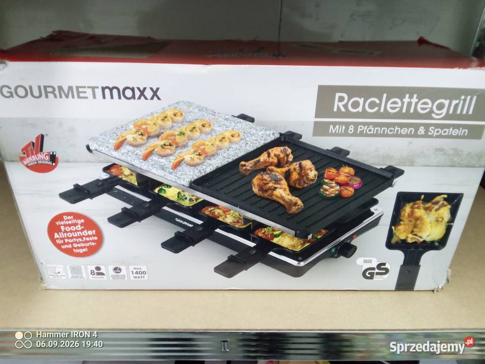 Grill Elektryczny 1400W Nowy