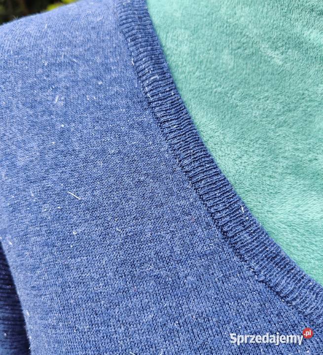 Granatowy sweter bluzka Mango S 35 M 38 oversize Rozmiar 36(S) Szczecin sprzedam