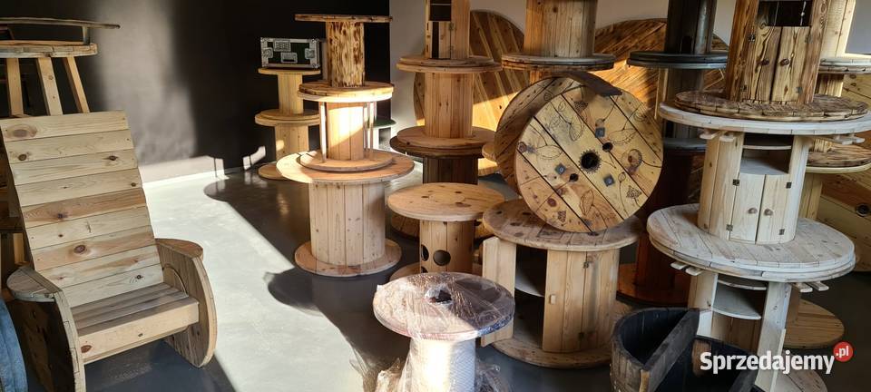Stolik z desek dębowych beczki whisky stolik Aleksandrów Łódzki