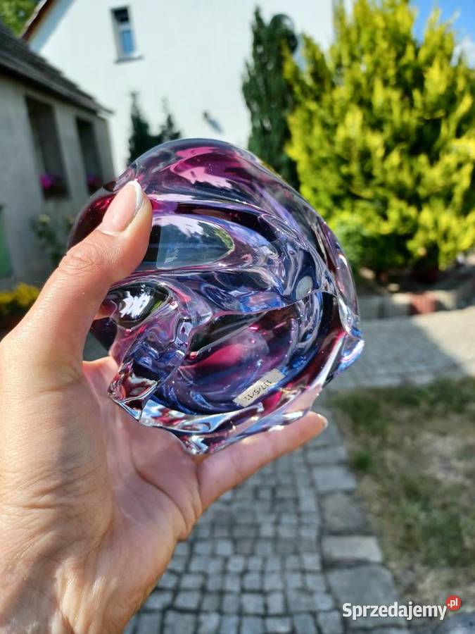 J Hospodka Chribska popielnica szkło Dekoracje i ozdoby Zielona Góra